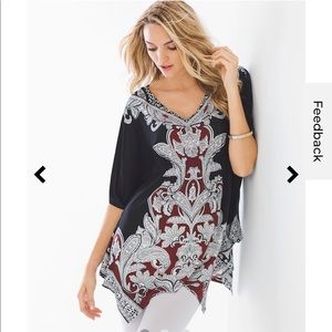 Soma Soft Jersey Caftan Tunic Spirit Scarf XS